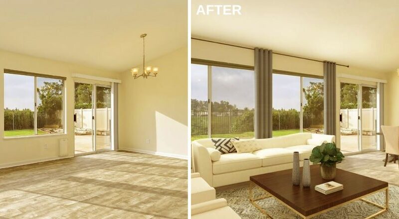 Virtual staging